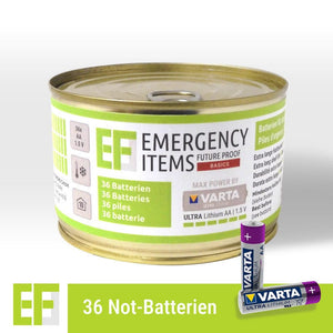 EF BASICS Ultra Lithium AA 1,5 V Batterien (36 Stück) | CONVAR OnFire Shop