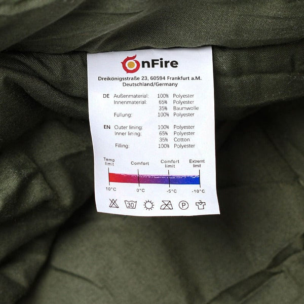 Mumienschlafsack 3 Jahreszeiten für Camping und Outdoor DEAL | OnFire