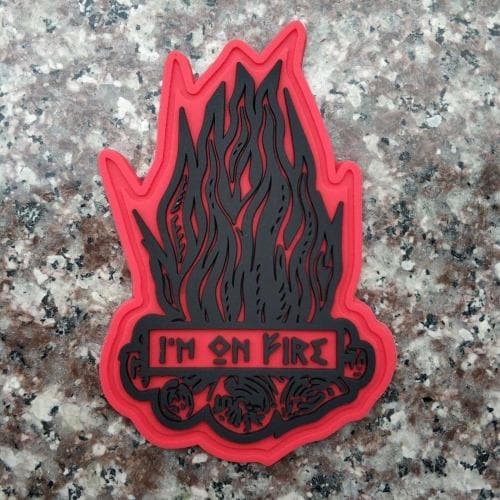 Patch I'M ON FIRE (8 x 5,3 cm)