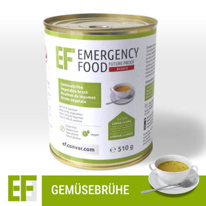 Emergency Food Basics Gemüsebrühe (510g) | CONVAR OnFire Shop