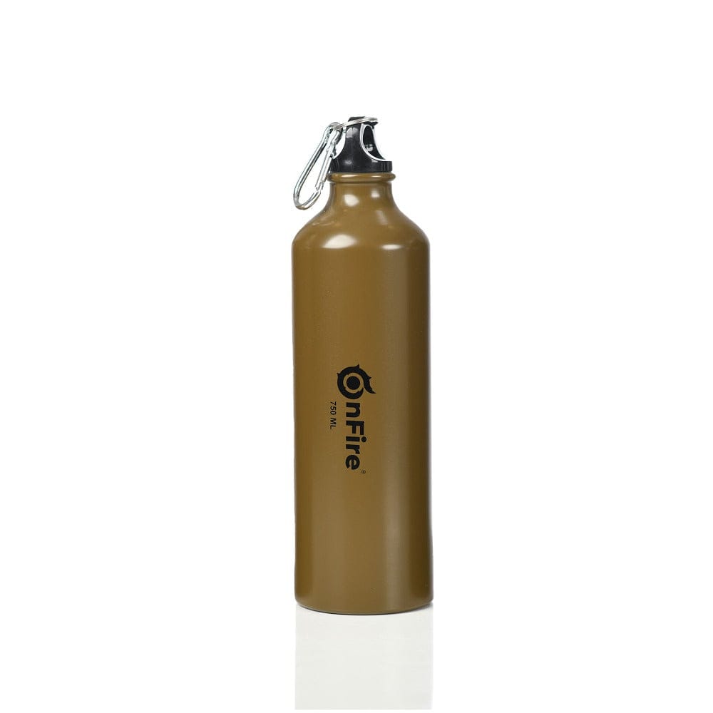 OnFire Ultraleichte OnFire Alu-Trinkflasche 750ml mit Karabinerhaken