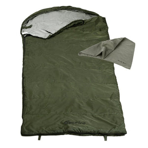 Envelope sleeping bag incl. pillowcase